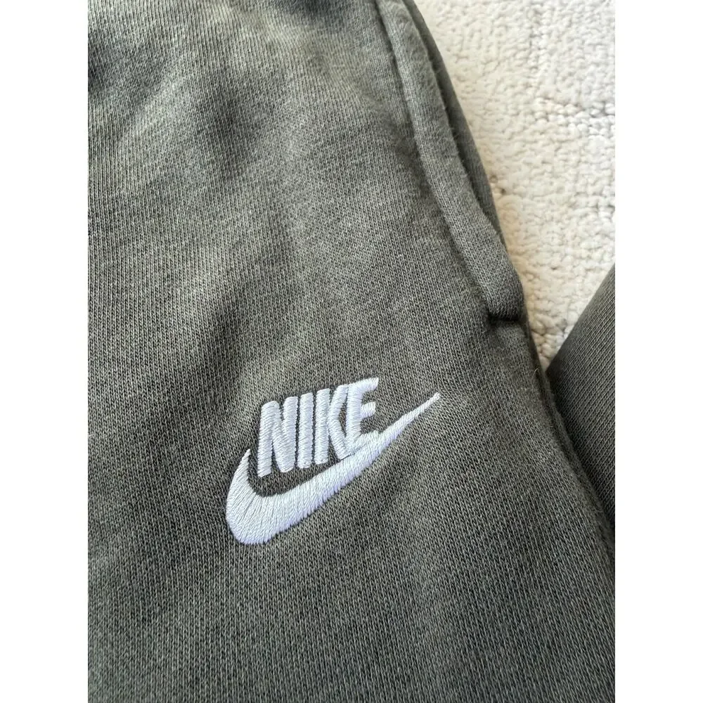 Nike Fleece Lined Jogger Sweatpants Embroidered Logo Mens